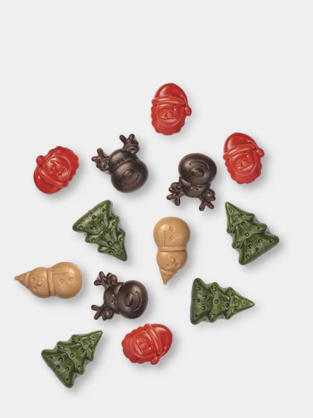 Assortiments de friandises dentaires de Noël pour chien - Boule de sapin