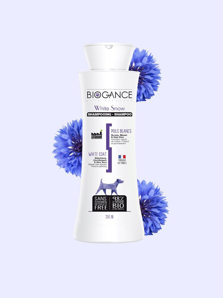 Shampoing Poils blancs et clairs pour Chien - White Snow - Biogance