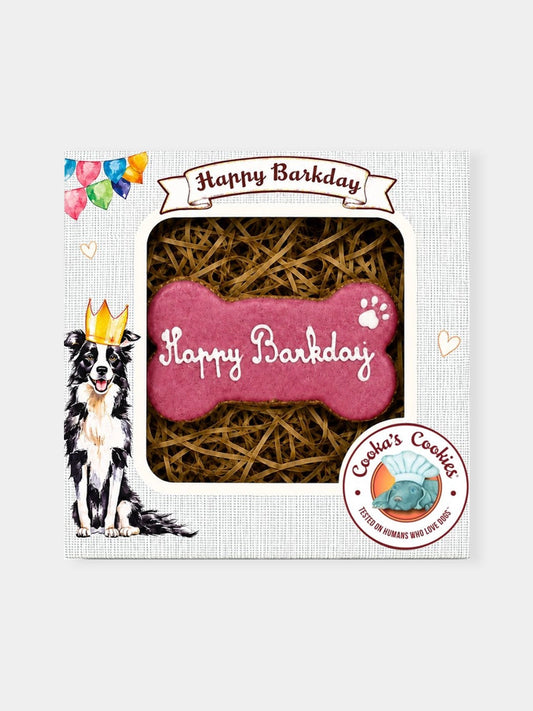 Gâteau d'anniversaire pour chien Happy Barkday – Cooka's Cookies