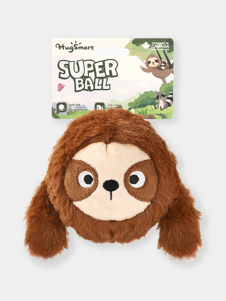 Balle en peluche pour chien - Paresseux 🦥 - HugSmart