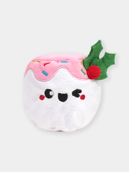 Balle en peluche pour chien - Chamallow de noël - HugSmart