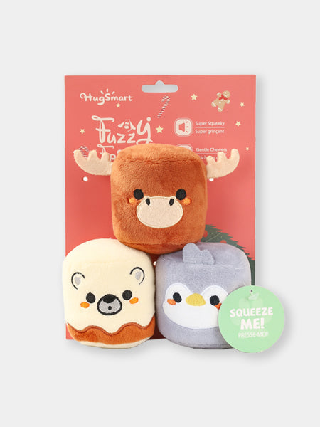 Peluche pour chien - Trio de Marshmallows de Noël - HugSmart