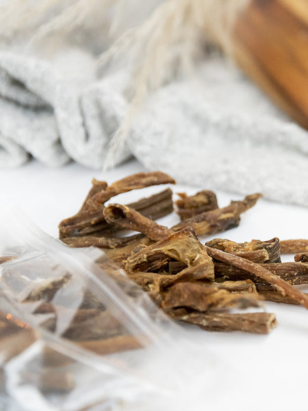Friandises pour chien - Peau d'Agneau séchée