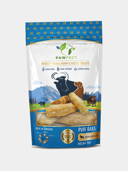 Barres de Fromage de Yak soufflé pour chien - Pawfect