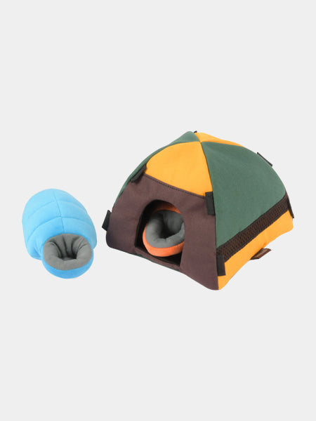 Jouet en peluche pour chien - Tente Camping 🏕️ - Pet PLAY