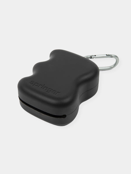 Pochette à friandises pour chien en silicone - Noir - Springer