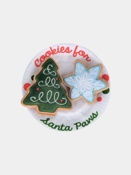 Jouet en peluche pour chien - Merry Woofmas - Cookies de Noel - Pet PLAY