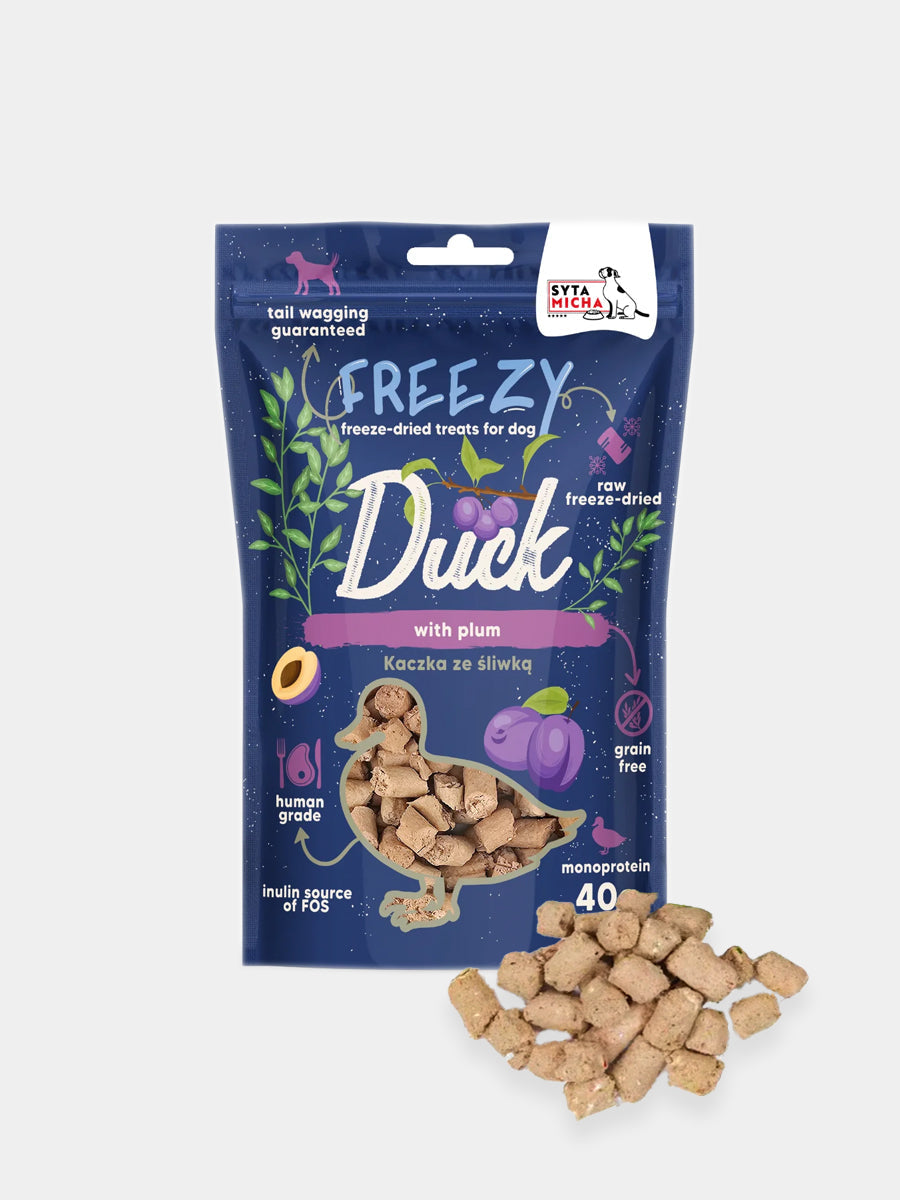 Friandises lyophilisées pour chien - Freezy Canard 🦆 - Syta Micha