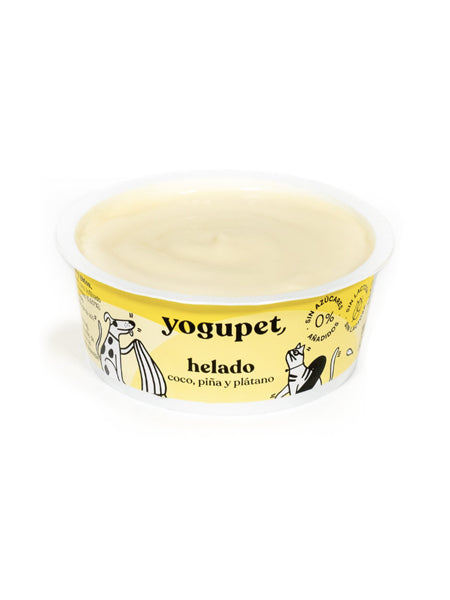 Glace au yaourt pour chien