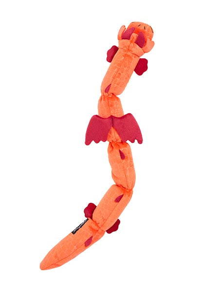Peluche pour chien - Zippy Dragon 🐉 Rouge - Zippy Paws