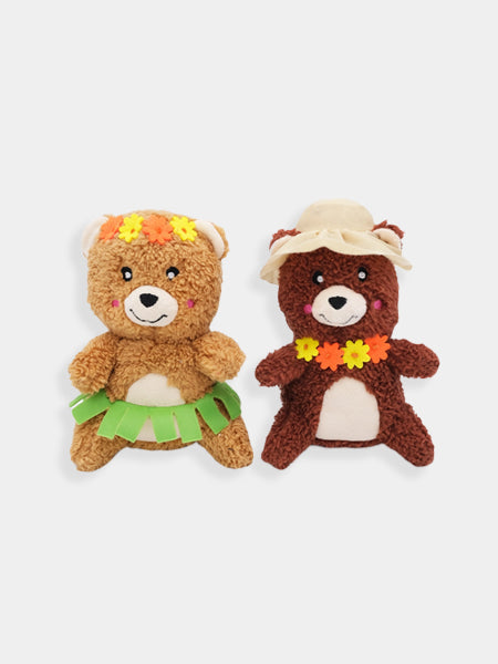 Duo de peluches pour chien