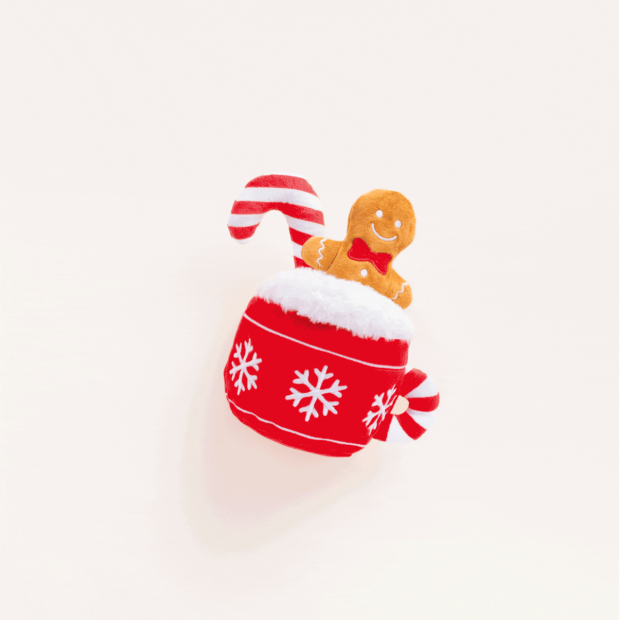 Peluche de Noël pour chien