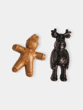 Assortiments de 2 friandises dentaires de Noël pour chien