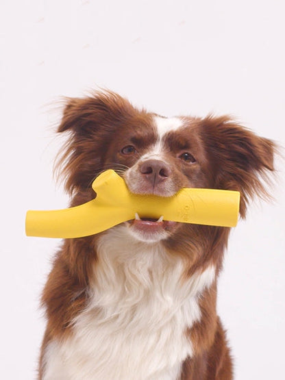 Bâton en caoutchouc pour chien - Super Stick Jaune - Beco