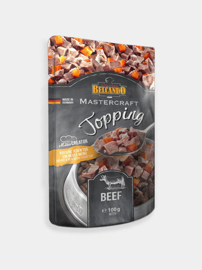 Garniture avec bouillon pour chien