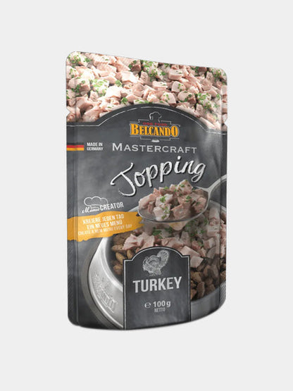 Garniture avec bouillon pour chien