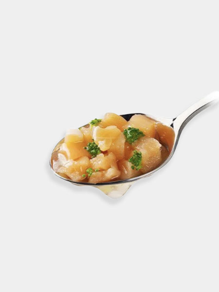 Garniture avec bouillon pour chien