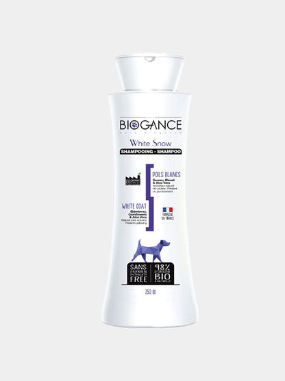Shampoing Poils blancs et clairs pour Chien - White Snow - Biogance