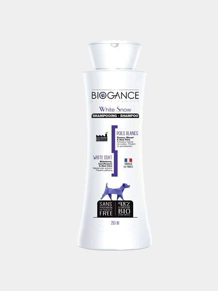 Shampoing Poils blancs et clairs pour Chien - White Snow - Biogance