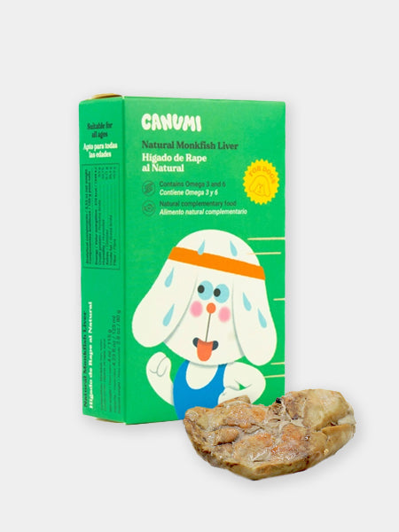 Foie de Lotte au naturel pour chien - Canumi