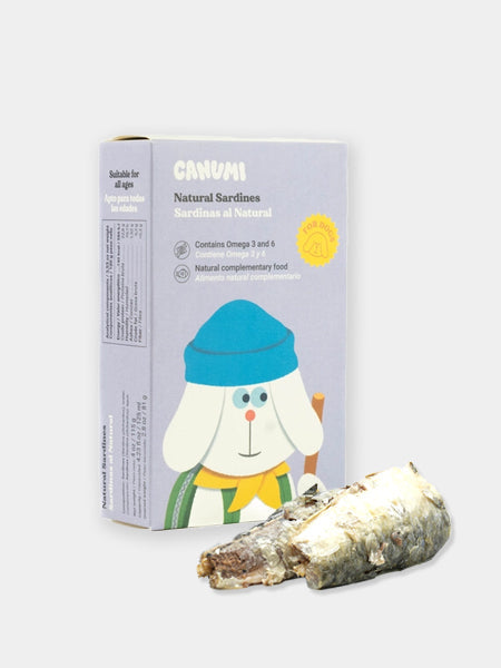 Sardines de la côte Atlantique au naturel pour chien
