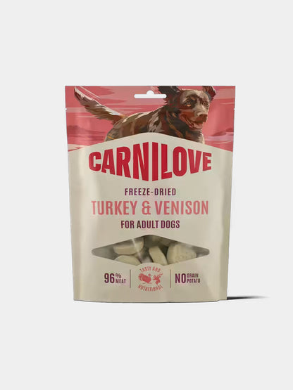 Friandises Freeze-Dried - Dinde 🦃 et Cerf 🦌  - Carnilove