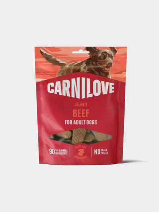 Friandises jerky pour chien - muscle de bœuf - 90 % de viande, haute teneur en protéines, Enrichies en antioxydants naturels