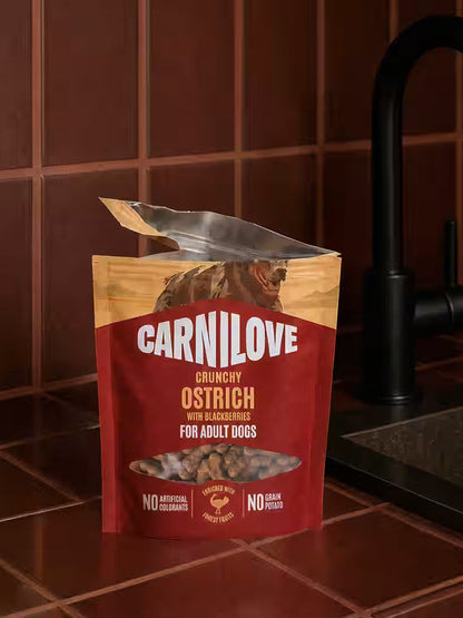 Friandises Crunchy Snack - Autruche et Mûres - Carnilove