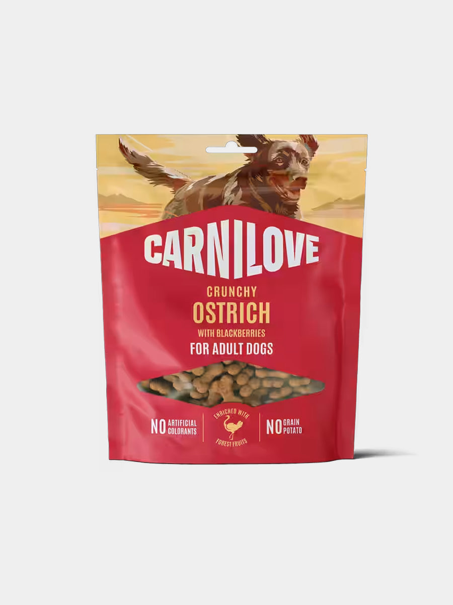 Friandises Crunchy Snack - Autruche et Mûres - Carnilove