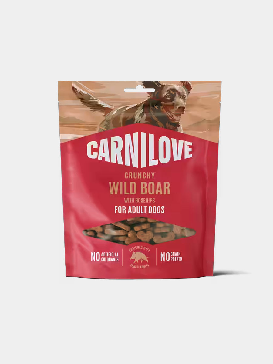 Friandises Crunchy Snack - Sanglier et églantine - Carnilove