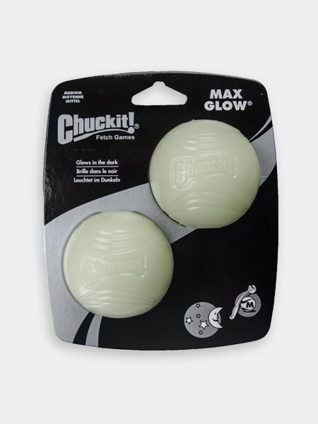2 balles pour chien - Max Glow - Chuck It! - Taille M