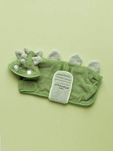 Peignoir de séchage pour chien - Dinopup 🦖 - Cocopup London
