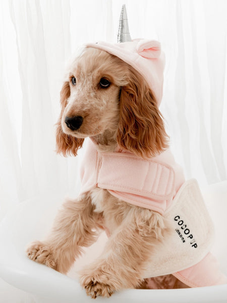 Peignoir de séchage pour chien - Pupicorn 🦄 - Cocopup London