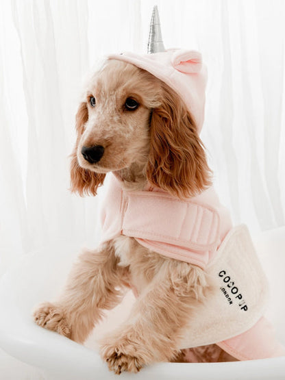 Peignoir de séchage pour chien - Pupicorn 🦄 - Cocopup London