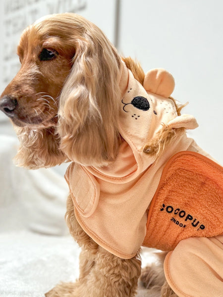 Peignoir de séchage pour chien - Lion 🦁 - Cocopup London