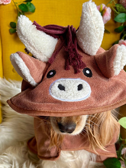 Peignoir de séchage pour chien