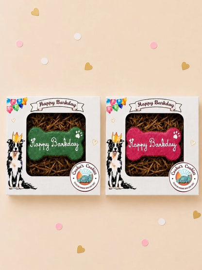 Gâteau d'anniversaire pour chien Happy Barkday – Cooka's Cookies