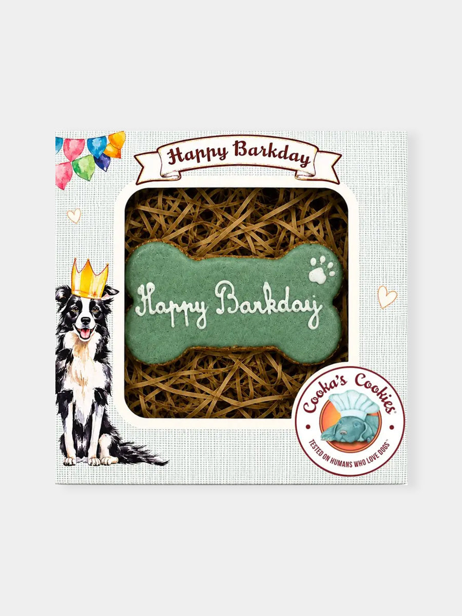 Gâteau d'anniversaire pour chien Happy Barkday – Cooka's Cookies