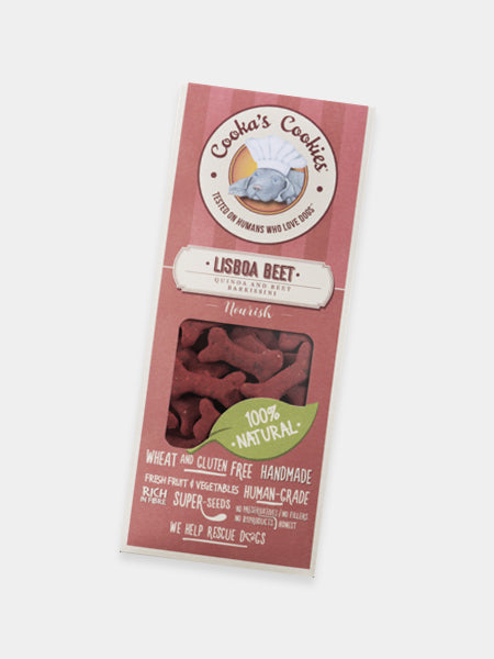 Biscuits Detox pour chien - Quinoa et Betterave - Cooka's Cookies