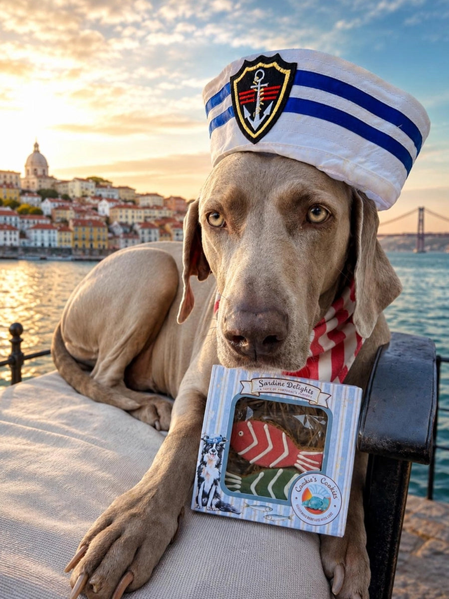 Assortiments de 2 gâteaux pour chien Sardine Delights 🐟 – Cooka's Cookies