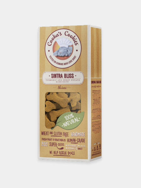 Biscuits curcuma & patate douce pour chien