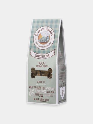 Biscuits artisanaux pour chien - poulet et carottes - Ingrédients propres à la consommation humaine, Cuisson lente au four