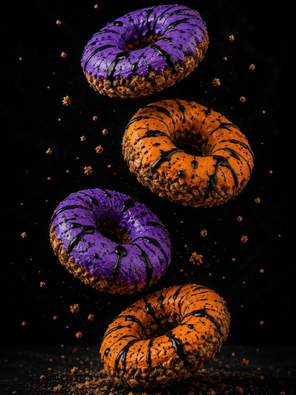 Biscuits d'halloween pour chien - Vampire Donuts 🧛🏻 - Cooka's Cookies
