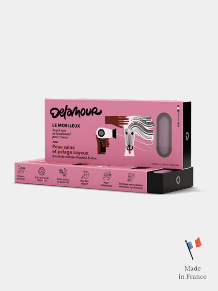 Pâtisserie pour chien - Le Moelleux Peau saine et pelage soyeux - Delamour