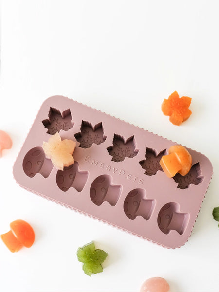 Moule en silicone pour friandises - Erable et Champignon - EmeryPets