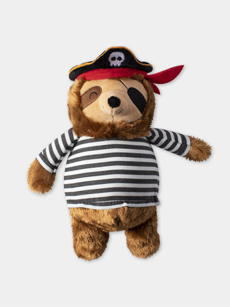 Peluche originale pour chien - Paresseux Pirate 🦥🏴‍☠️ - Fringe PetShop