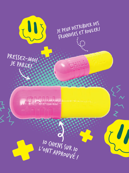 Jouet à mâcher pour chien - Chill Pill 💊 - Fuzzyard