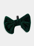 Nœud papillon pour chien - velours vert - Coloris vert, Pensé pour les fêtes de fin d’année, Facile à assortir à une tenue de Noël