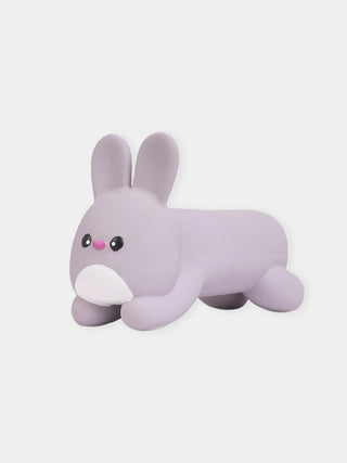 Jouet pour chien en latex - hoppin' easter lapin - Squeaker intégré pour stimuler le jeu, Design mignon et coloré, Matière : Latex