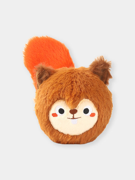 Balle en peluche pour chien - Ecureuil 🐿️ - HugSmart